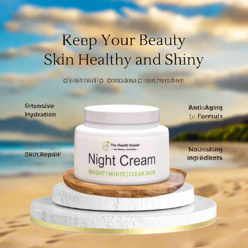 Night Cream For Bright, White And Clear Skin.